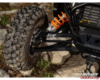 SuperATV Black 1.5" FO Sidewinder A-Arms Polaris RZR XP 1000 2024+ - AA-P-RZRXP-1.5-WC-02