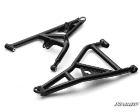 SuperATV Black High Clearance Adjustable Both A-Arms Polaris RZR XP 2024+