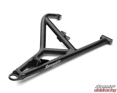 SuperATV Black High Clearance Adjustable Both A-Arms w/ HD Ball Joints Polaris RZR XP 2024+ - AA-P-RZRXP-HC-003-BH-02