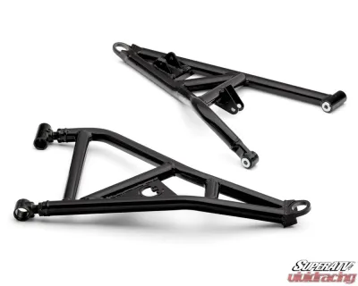 SuperATV Black 1.5" FO High Clearance A-Arms Polaris RZR XP 1000 2024+ - AA-P-RZRXPOHC-001-02