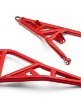 SuperATV Red 1.5" FO High Clearance A-Arms w/ HD Ball Joints Polaris RZR XP 1000 2024+                                     - AA-P-RZRXPOHC-001-BH-03 - Image 9