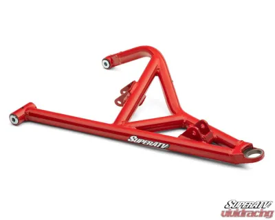 SuperATV Red 1.5" FO High Clearance A-Arms w/ HD Ball Joints Polaris RZR XP 1000 2024+ - AA-P-RZRXPOHC-001-BH-03