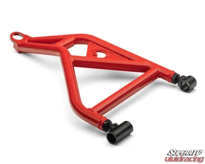 SuperATV Red 1.5" FO High Clearance A-Arms w/ HD Ball Joints Polaris RZR XP 1000 2024+ - AA-P-RZRXPOHC-001-BH-03
