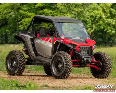 SuperATV Red 1.5" FO High Clearance A-Arms w/ HD Ball Joints Polaris RZR XP 1000 2024+ - AA-P-RZRXPOHC-001-BH-03