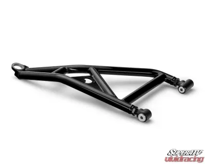 SuperATV Black 2" FO High Clearance A-Arms w/ SD Ball Joints Polaris RZR XP 1000 2024+ - AA-P-RZRXPOHC-002-BS-02