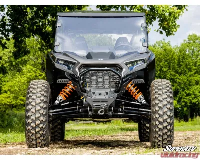 SuperATV Black 2" FO High Clearance A-Arms w/ SD Ball Joints Polaris RZR XP 1000 2024+ - AA-P-RZRXPOHC-002-BS-02