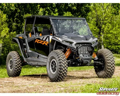 SuperATV Black 2" FO High Clearance A-Arms w/ SD Ball Joints Polaris RZR XP 1000 2024+ - AA-P-RZRXPOHC-002-BS-02