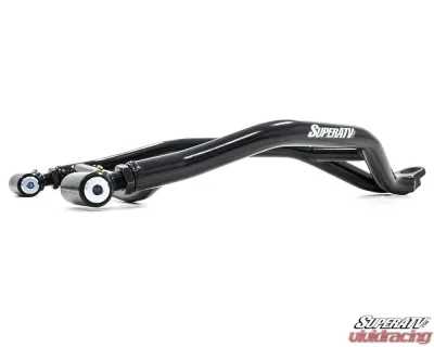SuperATV Black High Clearance Adjustable A-Arms w/ Super Duty Ball Joints Polaris RZR XP 1000 2014-2023 - AA-P-RZRXPT-HC-SBJ-BSD-02