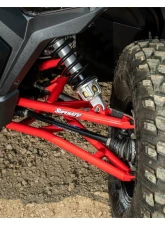 SuperATV Red 1.5" FO High Clearance A-Arms Polaris RZR XP 1000 2014-2023                                     - AA-P-RZRXPT-HC1.5-SBJ-03 - Image 7