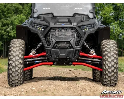 SuperATV Red 1.5" FO High Clearance A-Arms Polaris RZR XP 1000 2014-2023 - AA-P-RZRXPT-HC1.5-SBJ-03