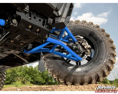 SuperATV Blue 1.5" FO High Clearance A-Arms Polaris RZR XP 1000 2014-2023 - AA-P-RZRXPT-HC1.5-SBJ-16