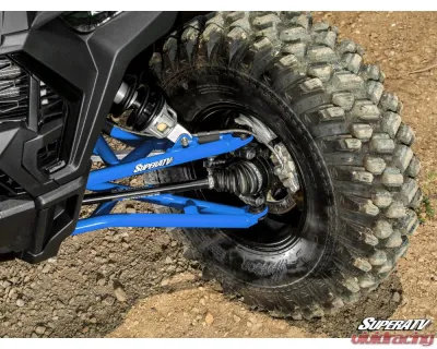 SuperATV Blue 1.5" FO High Clearance A-Arms Polaris RZR XP 1000 2014-2023 - AA-P-RZRXPT-HC1.5-SBJ-16
