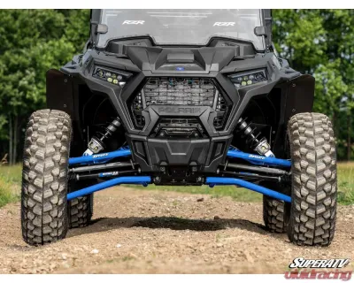 SuperATV Blue 1.5" FO High Clearance A-Arms Polaris RZR XP 1000 2014-2023 - AA-P-RZRXPT-HC1.5-SBJ-16