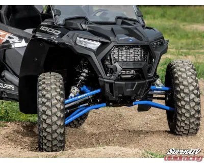 SuperATV Blue 1.5" FO High Clearance A-Arms Polaris RZR XP 1000 2014-2023 - AA-P-RZRXPT-HC1.5-SBJ-16