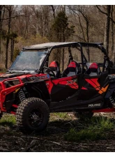 SuperATV Red High Clearance Boxed A-Arms w/ HD Ball Joints Polaris RZR XP Turbo 2016+                                     - AA-P-RZRXPT-WC-SBJ-BH-03 - Image 7