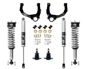 Kryptonite Stage 3 Leveling Kit with Fox 2.0 Shocks for 2019-2025 Chevy Silverado/GMC Sierra 1500