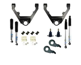 Kryptonite Stage 3 Leveling Kit with 1/2 Ton 6 Lug Bilstein Shocks for Trucks
