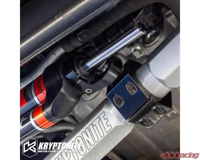 Kryptonite Death Grip Steering Stabilizer Adapter Kit (Fox ATS or Other Eyelet Mounted Stabilizer ) Ford F-250 | F-350 Super Duty 4X4 2008-2024 - KRFSS01