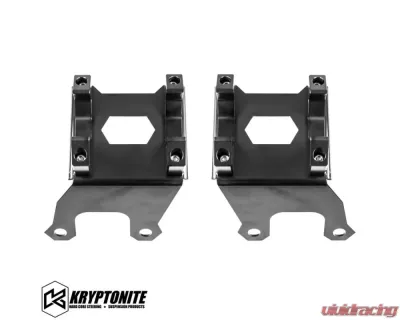 Kryptonite 65mm Diameter Death Grip Front Shock Reservoir Mount Kit Chevrolet | GMC 2500/3500 HD 2011+ - KRSM11-65