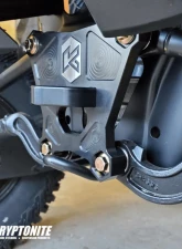 Kryptonite Death Grip Rear Radius Plate w/ Tow Hook Polaris RZR XP Turbo S 2018-2021                                     - KRZRRP1S - Image 3