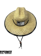 Kryptonite Graphic Straw Hat                                     - STRAWQR2 - Image 3