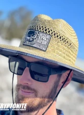 Kryptonite Graphic Straw Hat                                     - STRAWQR2 - Image 4