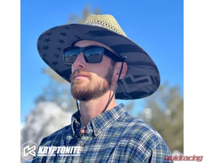 Kryptonite Graphic Straw Hat - STRAWQR2