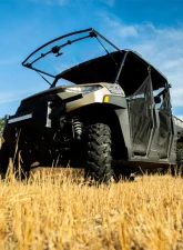 High Lifter Falcon Ridge Velocity Flip Up Windshield Full Size Pro Fit UV Resistant Polaris Ranger 2013-2022                                     - 50-50837KIT - Image 4