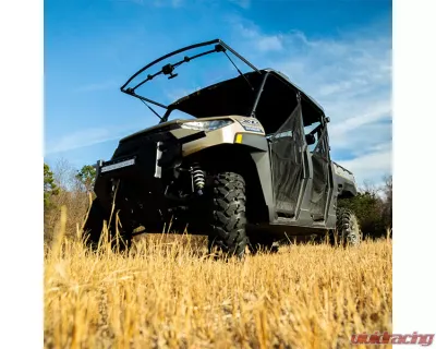 High Lifter Falcon Ridge Velocity Flip Up Windshield Full Size Pro Fit UV Resistant Polaris Ranger 2013-2022 - 50-50837KIT