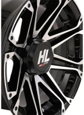 High Lifter HL3 Wheel 12x7 4x110 4+3 +10mm Gloss Black | Machined                                     - 12HL03-1110 - Image 2