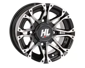 High Lifter HL3 Wheel 12x7 4x156 4+3 +5mm Gloss Black | Machined