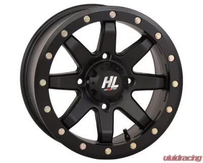 High Lifter HL9 Beadlock Wheel 14x7 4x137 4+3 0mm Matte Black - 14HL09-1436
