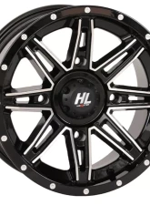 High Lifter HL22 Wheel 14x7 4x156 4+3 +10mm Gloss Black | Machined                                     - 14HL22-1156 - Image 4
