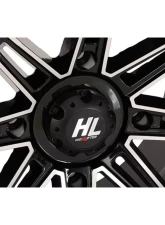 High Lifter HL22 Wheel 14x7 4x156 4+3 +10mm Gloss Black | Machined                                     - 14HL22-1156 - Image 3