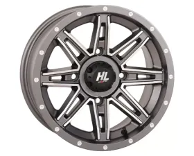 High Lifter HL22 Wheel 14x7 4x137 4+3 +10mm Gun Metal Grey | Machined