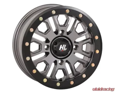 High Lifter HL23 Beadlock Wheel 14x7 4x137 5+2 +38mm Gun Metal Grey - 14HL23-1537