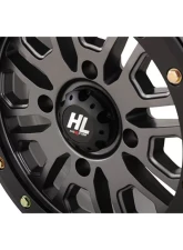 High Lifter HL23 Beadlock Wheel 14x7 4x137 5+2 +38mm Gun Metal Grey                                     - 14HL23-1537 - Image 2