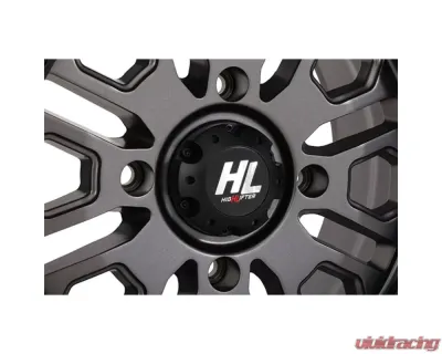 High Lifter HL23 Beadlock Wheel 14x7 4x137 5+2 +38mm Gun Metal Grey - 14HL23-1537