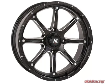 High Lifter HL4 Wheel 20x6.5 4x137 4+2.5 +10mm Gloss Black | Machined - 20HL04-1137