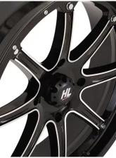 High Lifter HL4 Wheel 20x6.5 4x156 4+2.5 +10mm Gloss Black | Machined                                     - 20HL04-1156 - Image 2