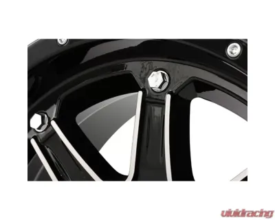 High Lifter HL4 Wheel 20x6.5 4x156 4+2.5 +10mm Gloss Black | Machined - 20HL04-1156