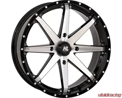 High Lifter HL10 Wheel 20x7 4x156 4+3 +10mm Gloss Black | Machined - 20HL10-1156
