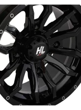 High Lifter HL21 Wheel 20X7 4x156 4+3 +10mm Gloss Black                                     - 20HL21-1256 - Image 3