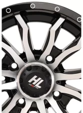 High Lifter HL21 Wheel 24X7 4x156 4+3 +10mm Gloss Black | Machined                                     - 24HL21-1156 - Image 2