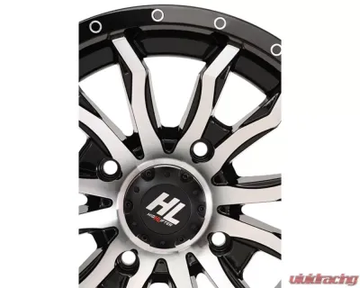 High Lifter HL21 Wheel 24X7 4x156 4+3 +10mm Gloss Black | Machined - 24HL21-1156