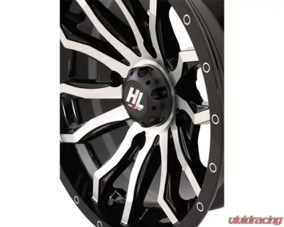 High Lifter HL21 Wheel 24X7 4x156 4+3 +10mm Gloss Black | Machined - 24HL21-1156