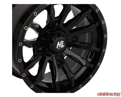 High Lifter HL21 Wheel 24X7 5x4.5 4+3 +10mm Gloss Black - 24HL21-1245
