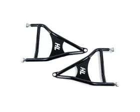 High Lifter Black Upper | Lower APEXX Front Forward Control Arms Ball Joint Installed 72inch Can-Am Maverick X3 2017-2022
