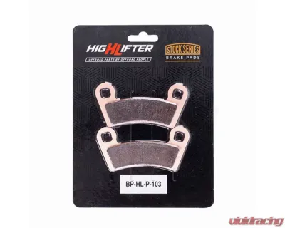 High Lifter Premium Replacement Brake Pads Polaris General | Ranger | RZR | Scramble | Sportsman 2012-2021 - 85-10018
