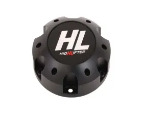 High Lifter Matte Black Bolt-In Center Cap Tall